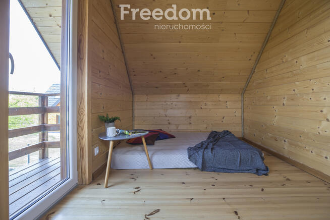 Dom drewniany 70m2 | 7ar | widok na las – Radawa