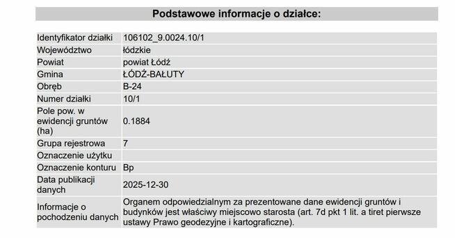 Działka inwestycyjna Łódź gm. Łódź-Bałuty Bałuty, Łagiewnicka