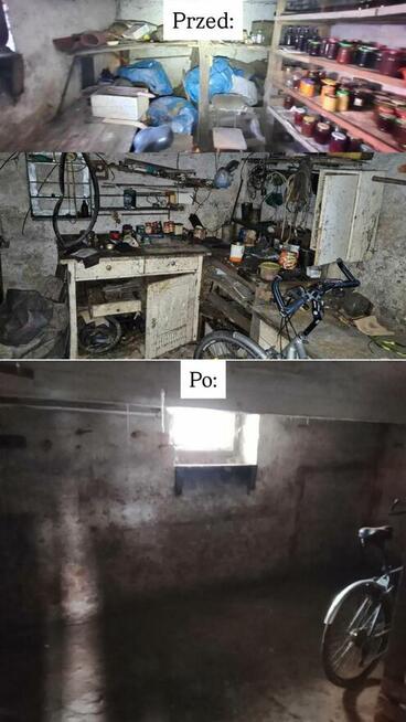 Opróżnianie mieszkań, piwnic. Wywóz mebli, gruzu. Szybko