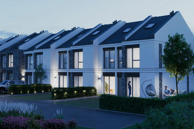 4-pokojowe mieszkanie z ogrodem w nowym szeregowcu