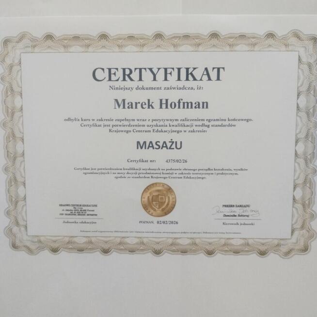 Masaż mobilny Łódź