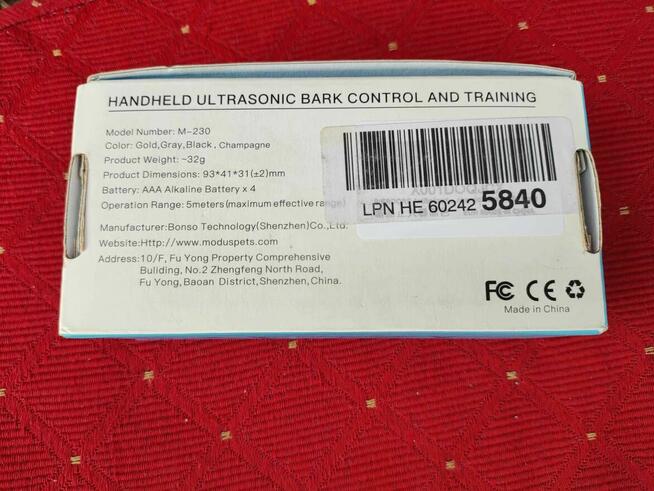 Antyszczekacz Ultradźwiękowy trener szczekania psów