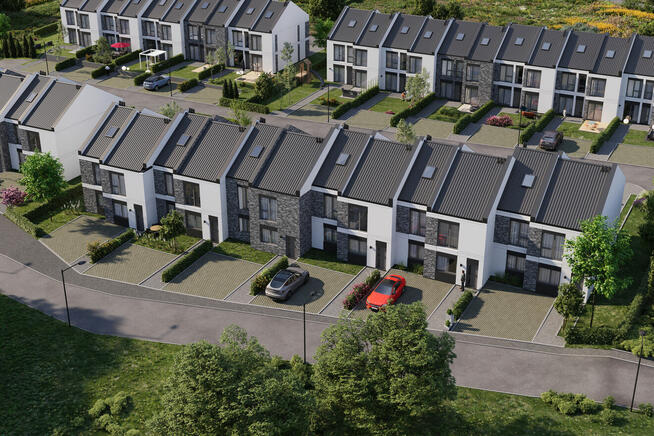 4-pokojowe mieszkanie z ogrodem w nowym szeregowcu