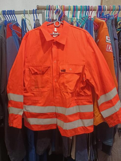 Bluzy robocze pomarańczowe - odblaskowe .