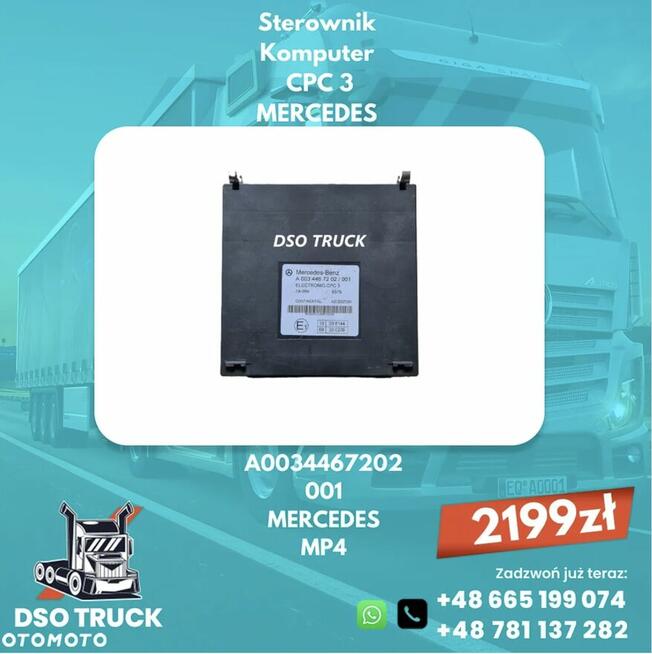 Sterownik Komputer CPC 3 Mercedes A0034467202