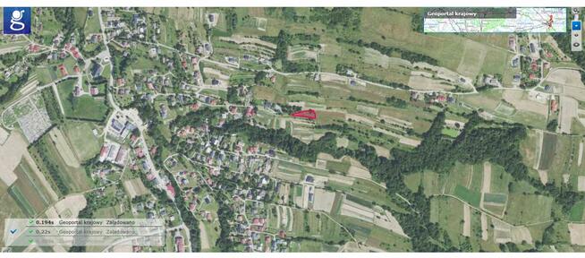 Działka w Beskidzie Niskim z widokiem na górę Cergową