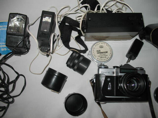 aparat fotograficzny ZENIT - E + akcesoria Ełk