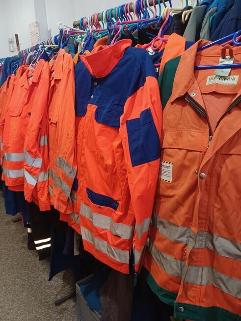 Bluzy robocze pomarańczowe - odblaskowe .