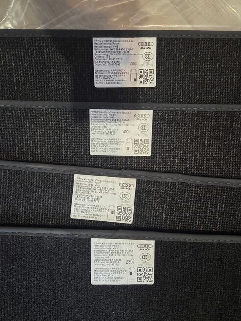 Dywaniki welurowe Audi A4 B9