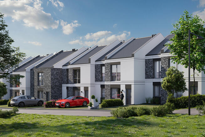 4-pokojowe mieszkanie z ogrodem w nowym szeregowcu