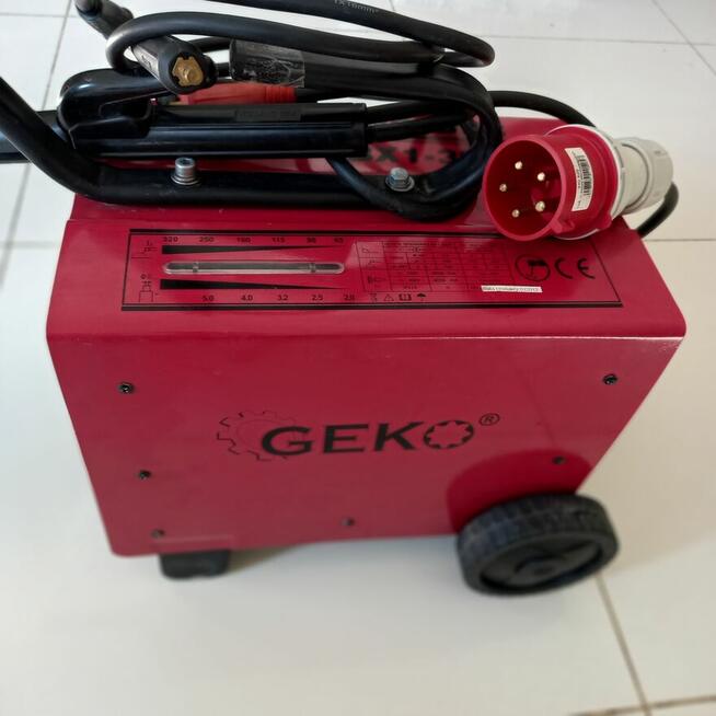 spawarka BX1-320 65A - 320A transformatorowa, kable spawalni