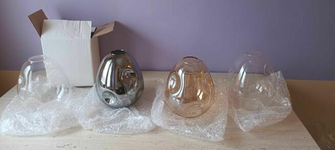 Lampa wisząca ISTAR 4 BL PREMIUM MIX loft klosze mix