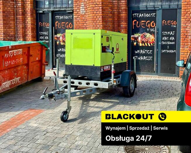 Agregaty Prądotwórcze | Wynajem 24/7 | 3kW - 500kW | Katowic