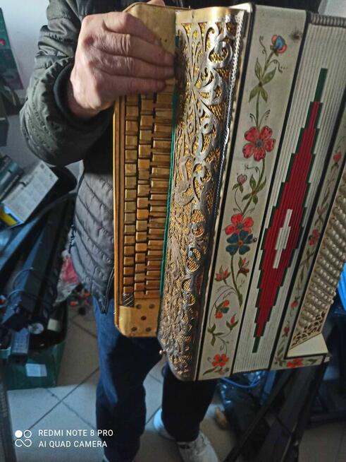 akordeon harmonia zabytkowa pedałowa 120 basów Ełk