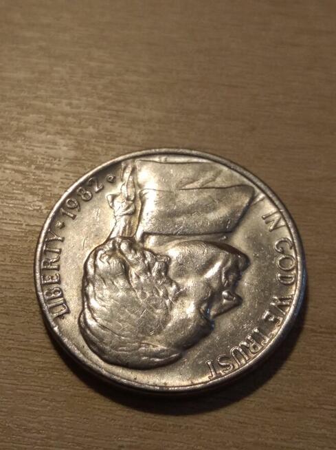 Moneta 5 centów USA 1982 Thomas Jefferson