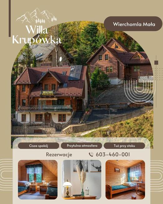 Domek 10–12 osób w górach – cisza, natura | Wielkanoc i Majó