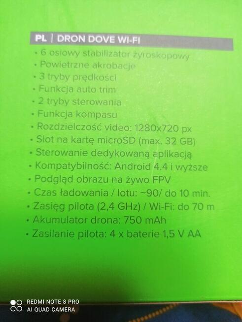 Drone dron Rebel Wi Fi Ełk