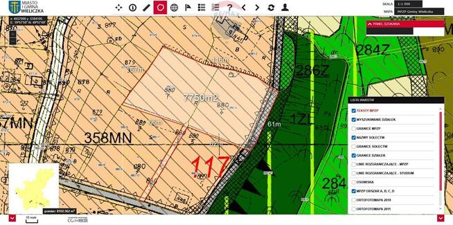 Budowlana działka w Golkowicah | 7800m2