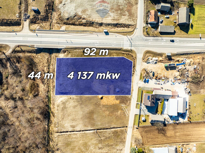 DZIAŁKA USŁUGOWA Z WZ PRZY DK7 | 2 KM OD S7