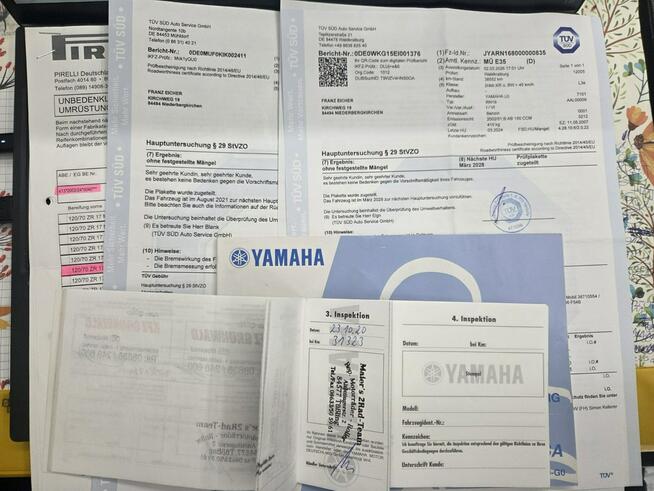 Yamaha FZ 1 S FAZER 1000 2007 KSIĄŻKA Zadbany Raty Transport Mega Zadbana