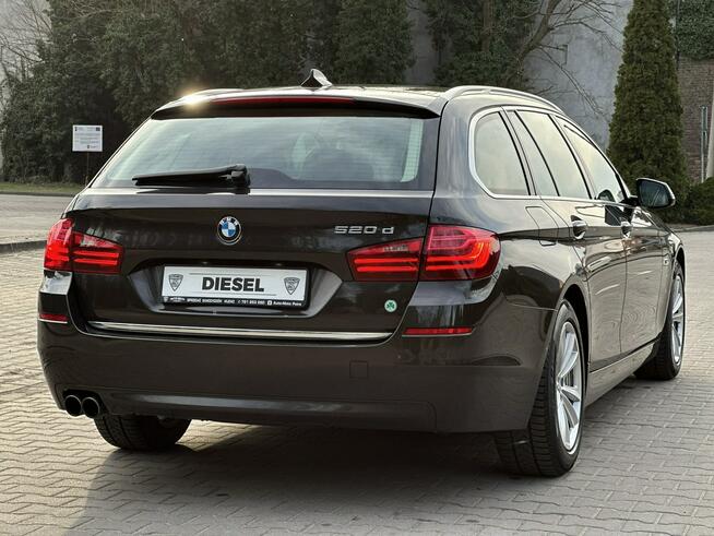 LCI F11 520d LIFT 2.0d 184KM Automat Navi iDrive Pdc Led Jasne wnętrze