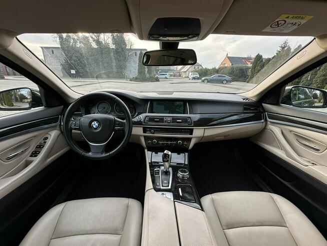 LCI F11 520d LIFT 2.0d 184KM Automat Navi iDrive Pdc Led Jasne wnętrze