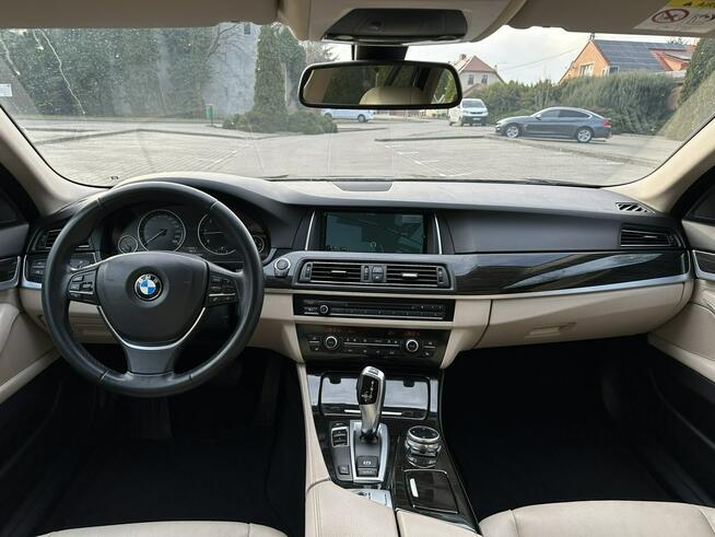 LCI F11 520d LIFT 2.0d 184KM Automat Navi iDrive Pdc Led Jasne wnętrze