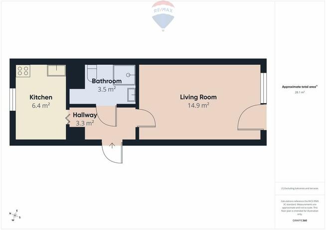 Umeblowana kawalerka na wynajem/mieszkanie Słupsk