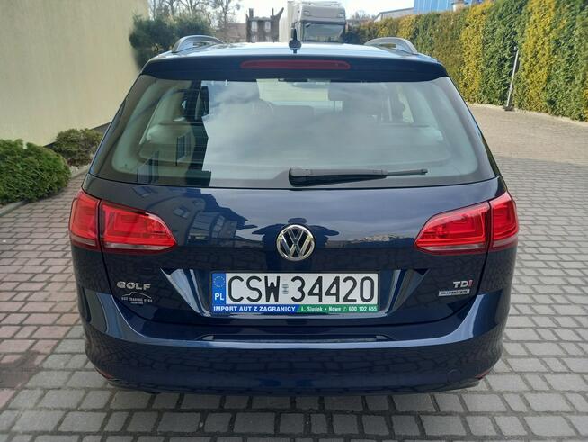 Volkswagen Golf 1.6Tdi 105KM Klimatronik Navi 100%Bezwypadkowy Udokumentowany Przebieg