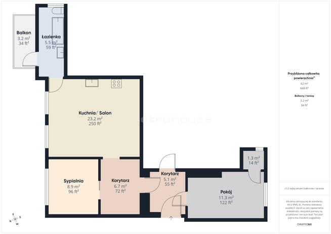 Loft 67 m² gotowe do zamieszkania po remoncie!!!