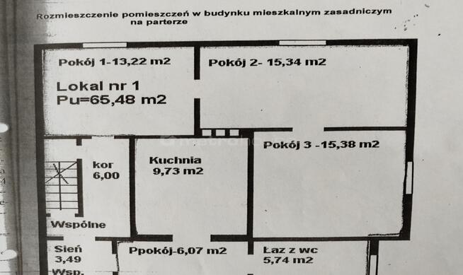 Mieszkanie Parter Kępice 65,5 m2 -280 000 zł