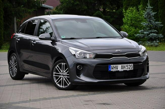 Kia Rio 1,0 Benz 120KM Ledy Skóry Navi Kamera Szyber Radar PDC Alufelgi Serwis