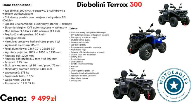 Diabolini Inny Cross Diabolini Terrax 300 Transport Raty Fvat Rozrusznik Automat