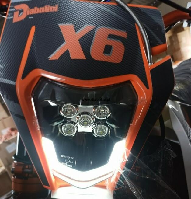 Diabolini Inny Cross Diabolini X6 300 Transport Raty Fvat Rozrusznik Lampa LED