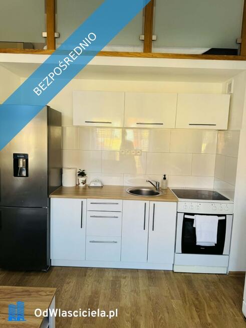 Kawalerka 34 m² z antresolą, balkonem i garażem – ul.Braterska, Krzyki