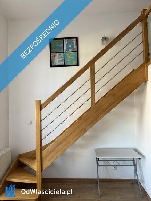 Kawalerka 34 m² z antresolą, balkonem i garażem – ul.Braterska, Krzyki