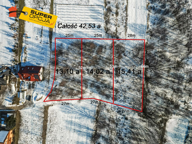 Działka budowlana Golkowice gm. Wieliczka,