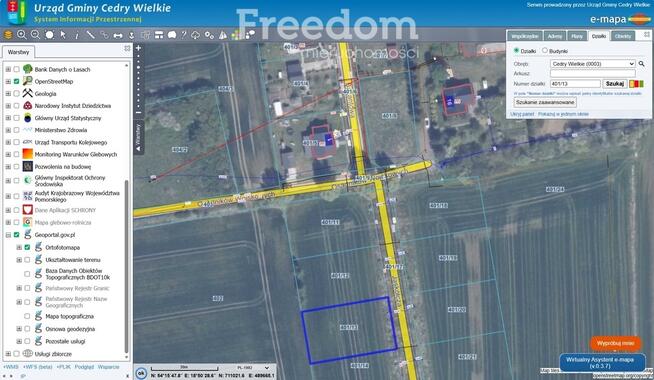 Działka budowlana 959m2 – ok. 25 minut do Gdańska