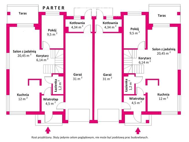 NOWOCZESNY DOM 150 m² | BLIŹNIAK | DZIAŁKA 508 m²