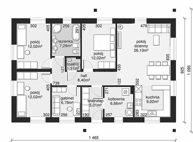 Komfortowy Dom w sąsiedztwie młodego lasu.