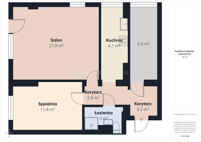 Przepiękne 3 pokoje na Mokotowie