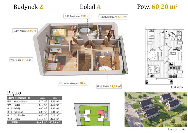 Dom jednorodzinny dwulokalowy| standard premium
