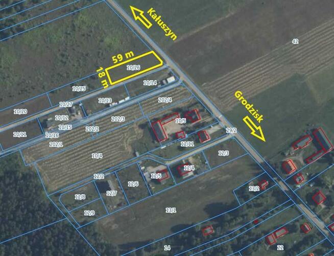 Działka budowlana Szymony gm. Kałuszyn