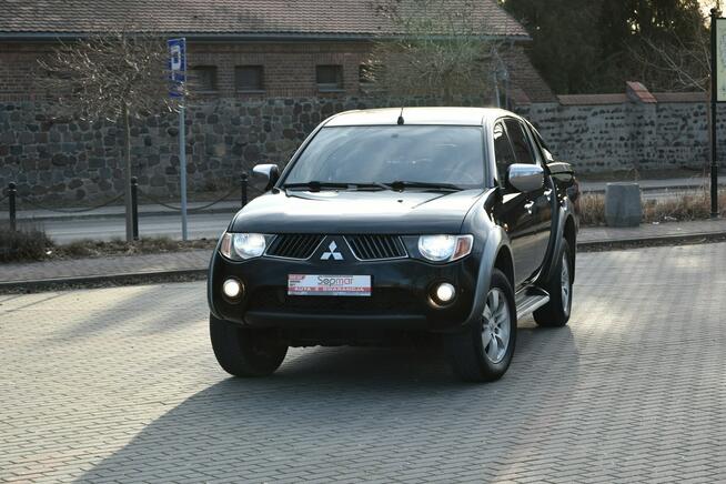 Mitsubishi L200 2.5d 136KM AUTOMAT 2008r. SALON 4x4 skóra Klima HAK 2700kg