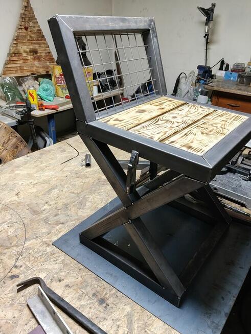 Meble ogrodowe, industrialne