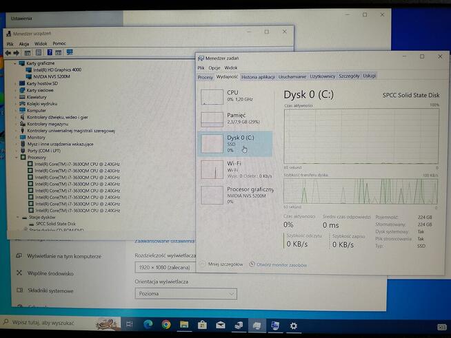 Dell Latitude E6530 intel core i7-3630QM - SSD - FULL HD