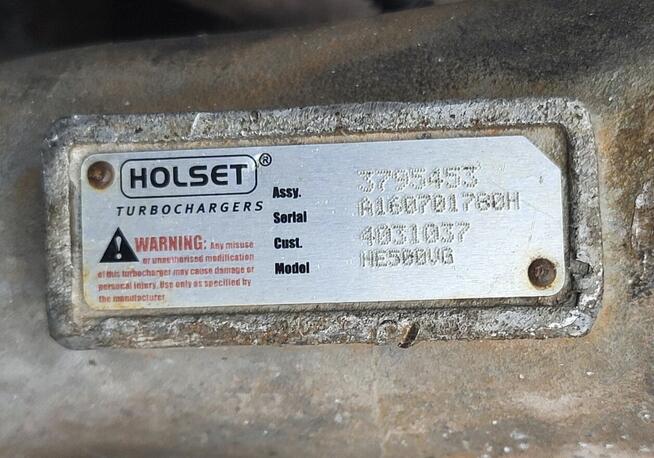 Turbosprężarka SCANIA 3795453 TURBINA HOLSET VTG z nastawnik