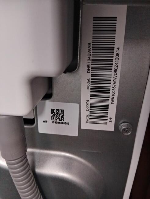 Suszarka HISENSE Seria 5i DH5I104BWAB z pompą ciepła