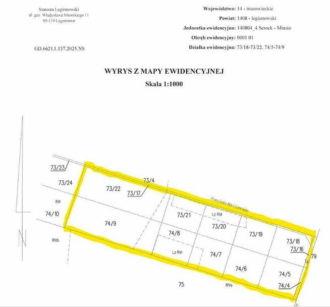 DZIAŁKI Z PNB I PROJEKTEM na 10 lokali mieszkalnych- Serock