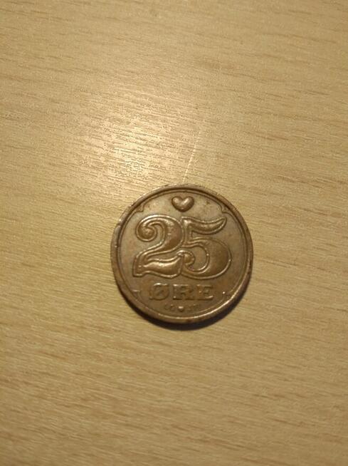 Moneta 25 ore DANIA 1991 moneta kolekcjonerska - WYCOFANA w